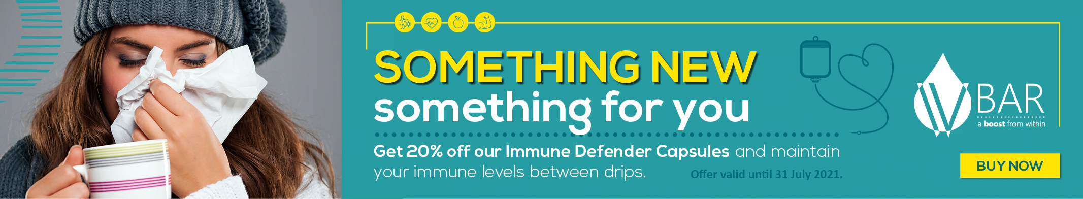 Immune Boost Drip | Immune Defender Capsules