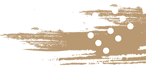 Beige Smudge with Dots